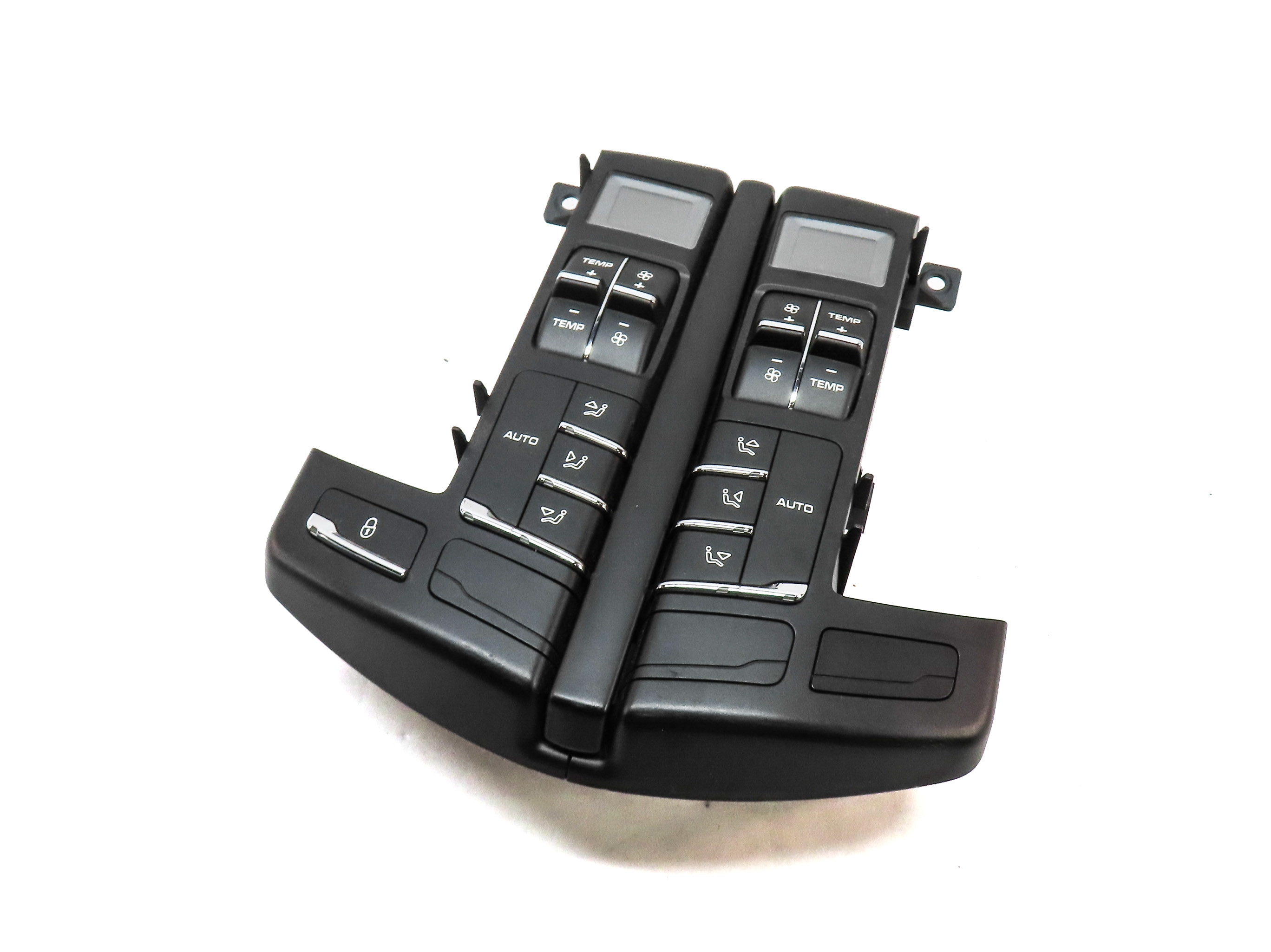 11-18 PORSCHE CAYENNE 958 REAR A/C HEATER CLIMATE CONTROL 4 ZONE w/o HEATED SEAT — exact item pictured